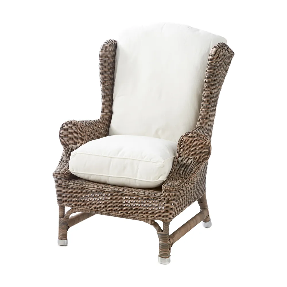 Riviera Maison, Nicolas wingback lenestol kunstrotting