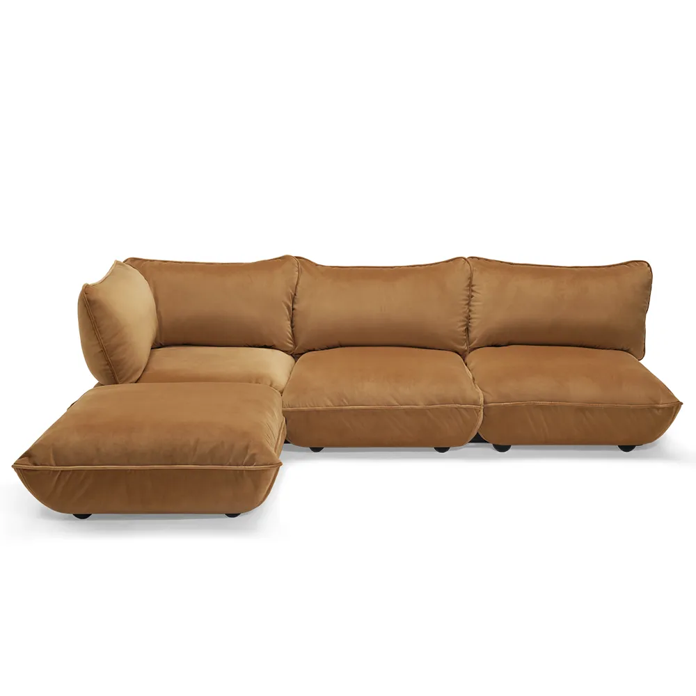 Fatboy, Sumo Hjørnesofa Velvet Recycled Almond