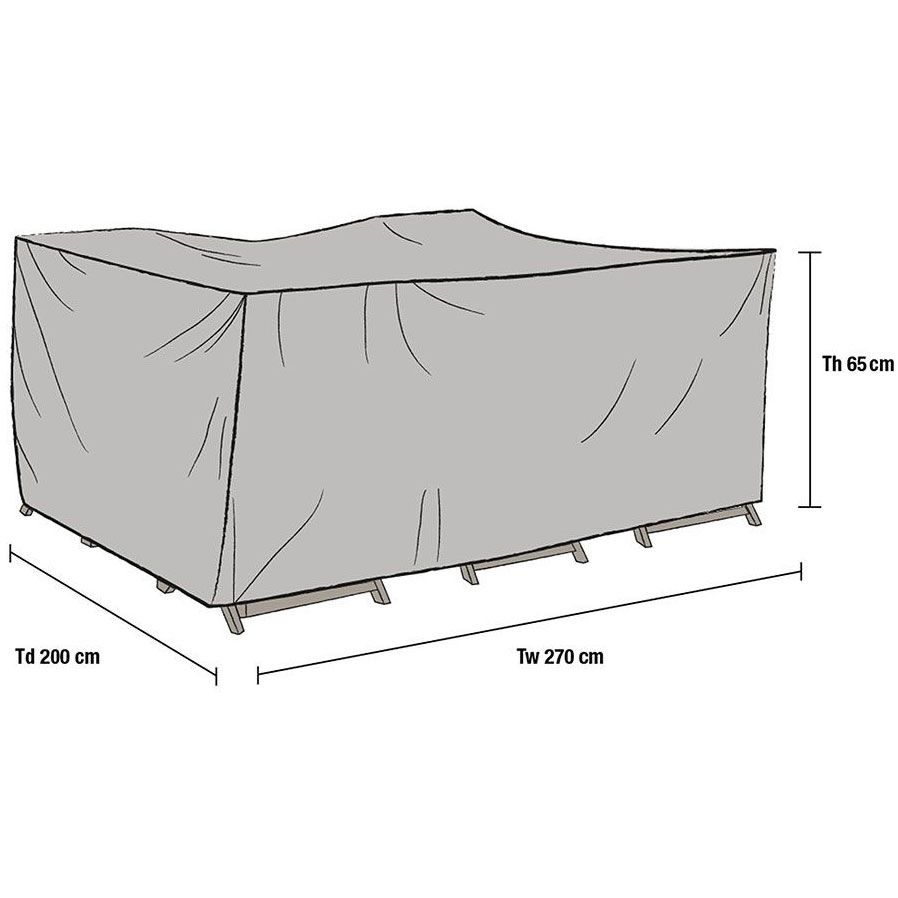 Brafab, Møbeltrekk/sofatrekk 200 X 270 cm grått Brafab