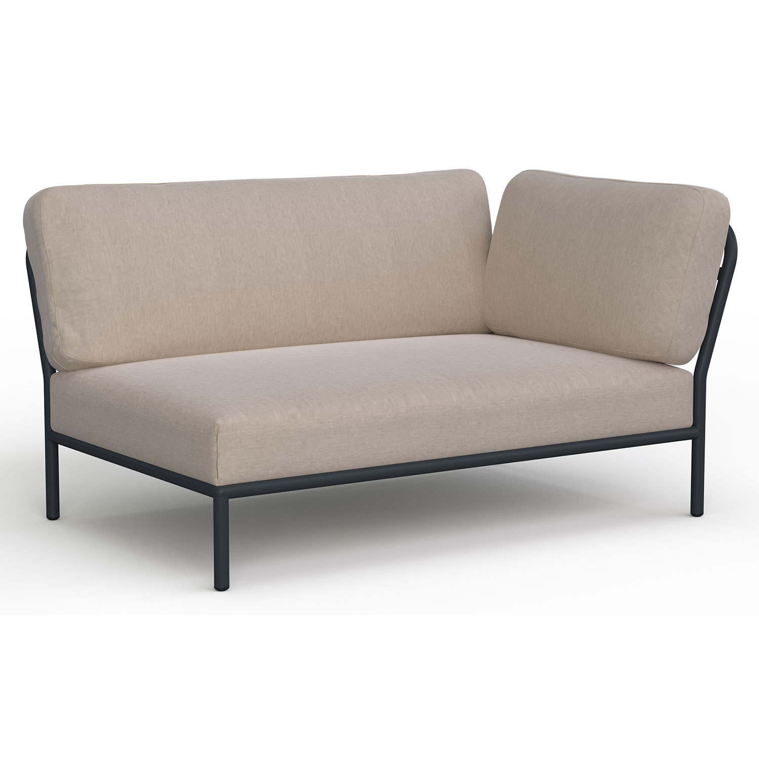 Houe, Level loungesofa ask heritage høyre hjørne aluminium