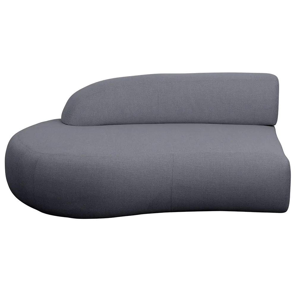 Cane-line, Mellow sofa modul høyre m/kort rygg Grey